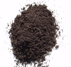 Dark earth soil